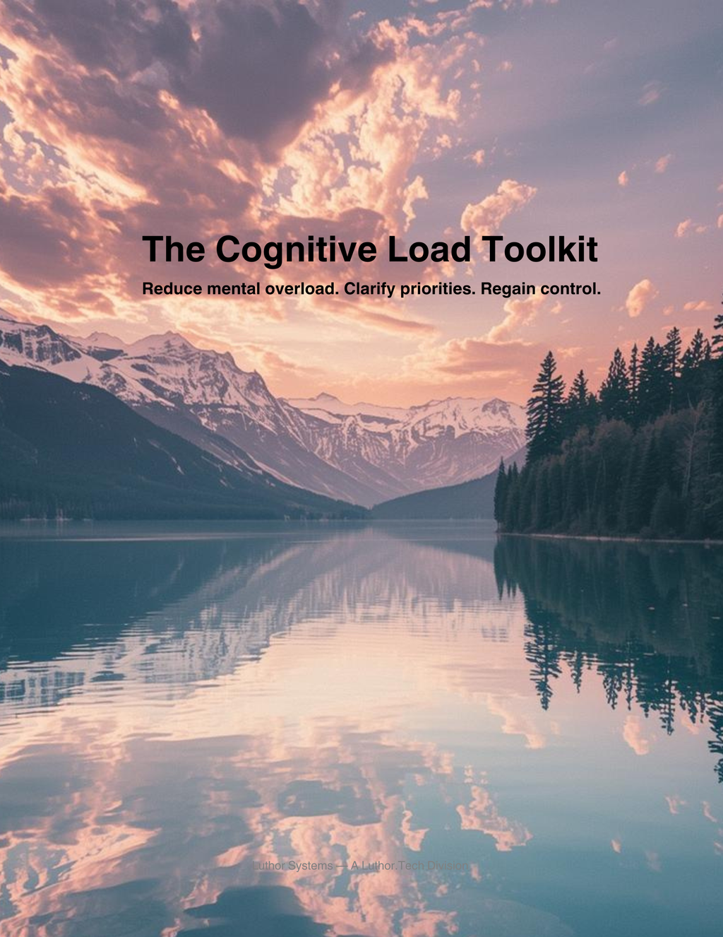 The Cognitive Load Toolkit