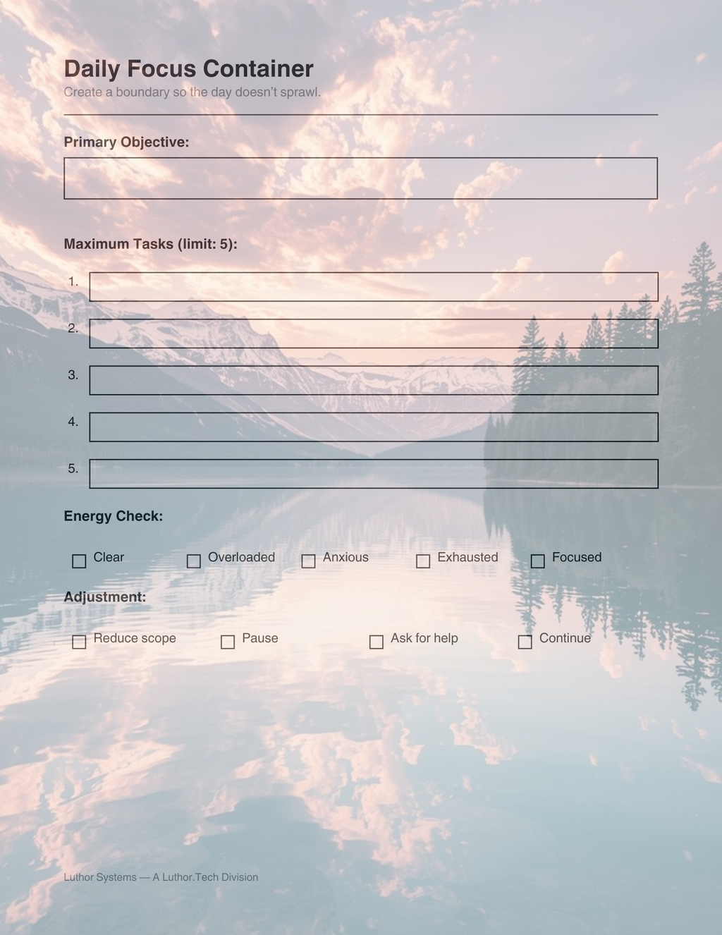 The Cognitive Load Toolkit