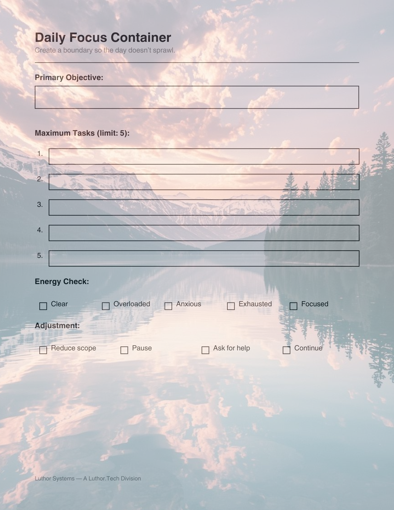 The Cognitive Load Toolkit