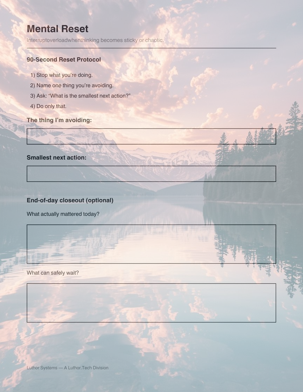 The Cognitive Load Toolkit